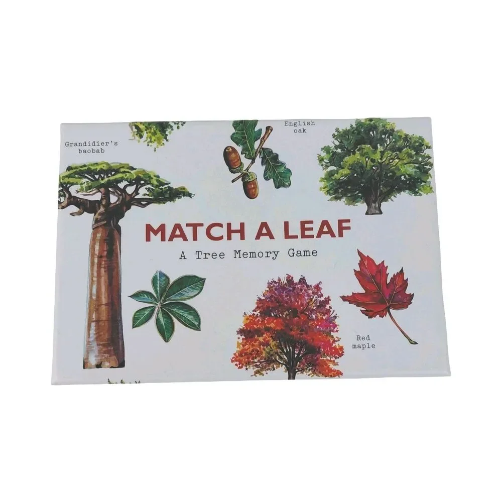 Match a Leaf: A Tree Memory Game Kirkham Bird Bingo Hammett Educational Games
